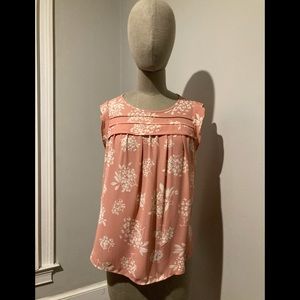 Loft Floral Top, Size Small Petite